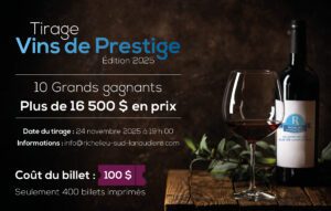Billet Vins de prestige 2025