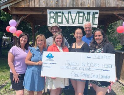 Un don de 2 500 $ aux Jardins du Méandre : pour soutenir l’inclusion !